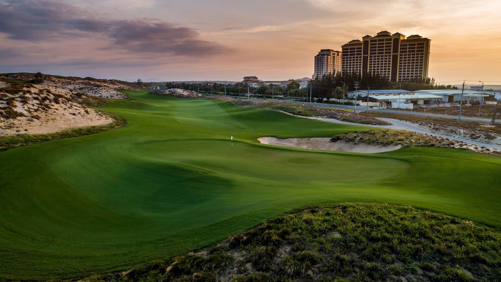 The Bluffs Ho Tram links course near Ho Chi Minh City